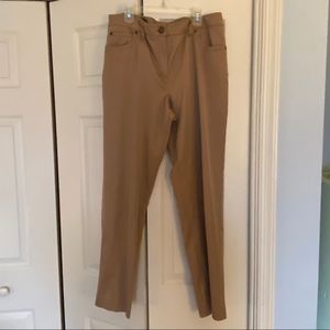 Gold pants, Straight leg, very flattering fit